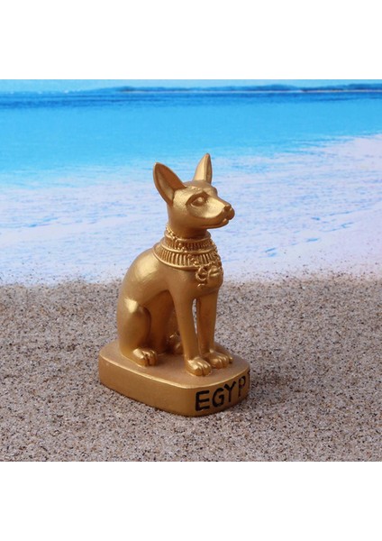 Iça Bastet Heykeli Ev Dekor Bar Cafe Için Oturan Hediyesi. 8cmx4.2cmx6.8cm (Yurt Dışından) fırsatları