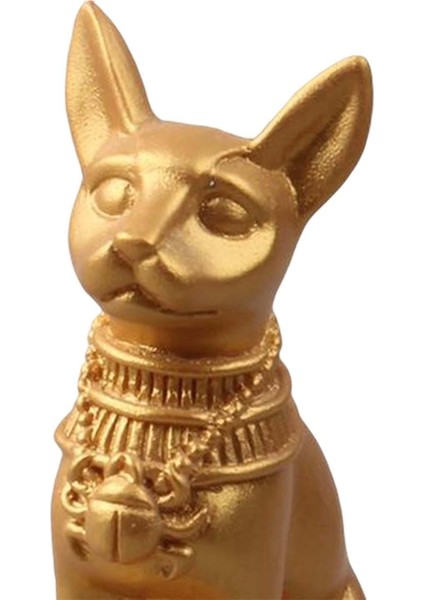 Iça Bastet Heykeli Ev Dekor Bar Cafe Için Oturan Hediyesi. 8cmx4.2cmx6.8cm (Yurt Dışından) indirimleri