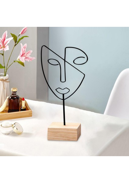 Şekil Yüz Ş Standı Tv I Için Soyut Heykel (Yurt Dışından) modelleri