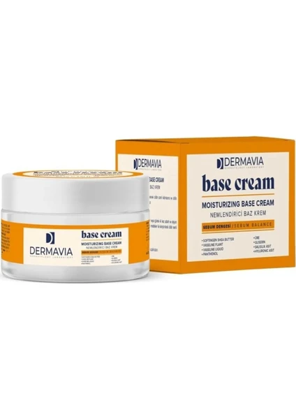 Base Cream Nemlendirici Sebum Dengeleyici Baz Krem Shea Yağı, Gliserin 100 ml