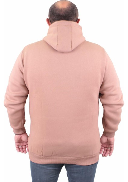 Mocgrande Büyük Beden Erkek Basic Sweat Kapüşonlu 11700 S.kahve indirimleri
