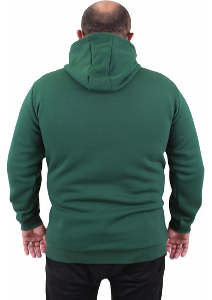 Mocgrande Büyük Beden Erkek Basic Sweat Kapüşonlu 11700 Neftı