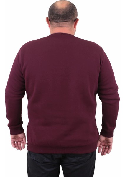 Mocgrande Erkek Büyük Beden Sıfır Yaka Sweat Only Free 23202 Murdum fiyatları