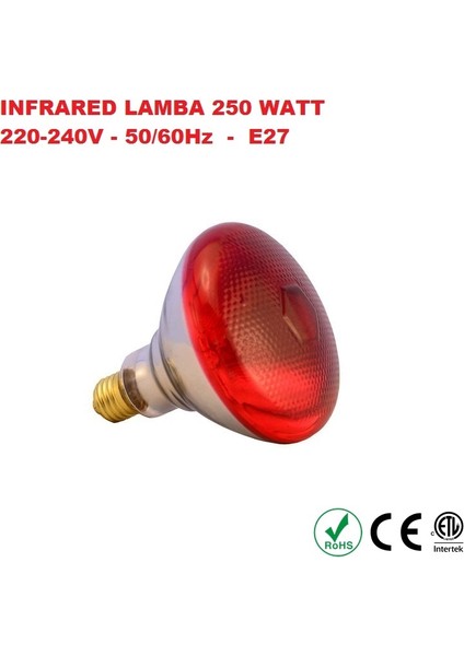Infrared Isıtıcı Lamba /2 Adet