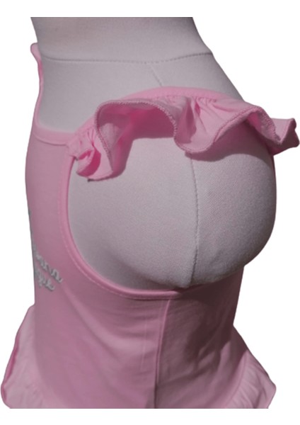 Kız Çocuk İkili Takım – Flamingo Baskılı Pembe Askılı T-Shirt ve Cepli Dantelli Şort indirimleri