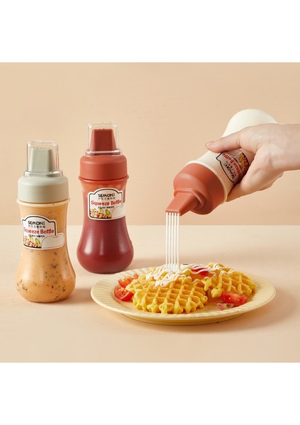 Mutfak Malzemeleri Sıkma Yağdanlık Baharat Kapaklı Şişe Gözenekli Sıkma Sos Şişesi (Yurt Dışından) fiyatları