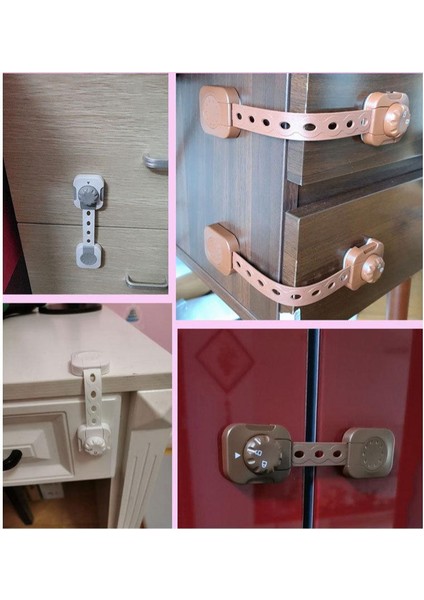 Çocuk Emniyet Kilidi Bebek Anti-Tutam El Serbest Yumruk Buzdolabı Su Sebili Çekmece Kilidi (Yurt Dışından) modelleri
