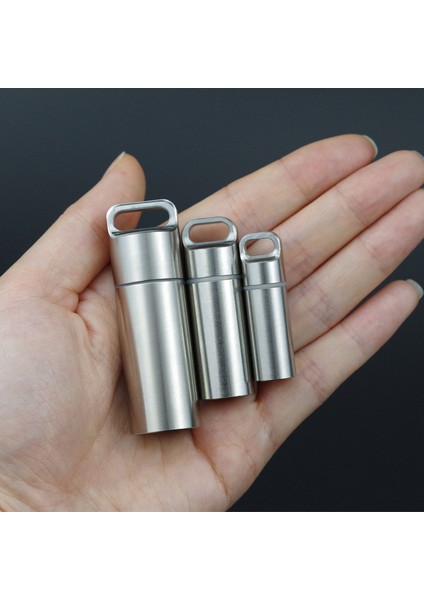 L Metal Mini Ilaç Kutusu, Taşınabilir Ilaç Şişesi, Neme Dayanıklı, Mühürlü, Su Geçirmez Bölme, Seyahat Yeniden Paketleme, Küçük Ilaç Şişesi, Büyük Boy - Beyaz (Hehe Xiong) (Yurt Dışından) fiyatları