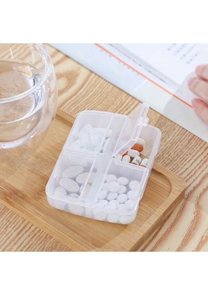 Mini 8 Bölmeli Hap Kutusu, Taşınabilir Hap Dağıtım Kutusu, Yaşlılar Için Kullanışlı Taşınabilir Hap Kutusu, 8 Bölmeli Hap Kutusu (Yurt Dışından)