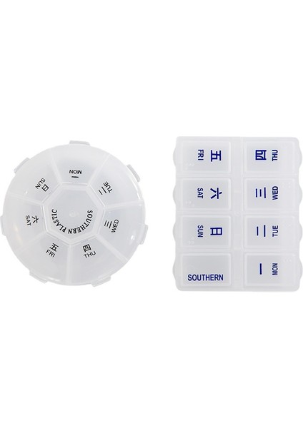 Taşınabilir Küçük Ilaç Kutusu 7 Günlük Yeniden Paketleme Küçük Kutu Taşınabilir Küçük Mini Yeniden Paketleme Kutusu Ilaç Dolum Kutusu Küçük Kutu Ilaç Kesici - Beyaz ve Şeffaf (Yurt Dışından) indirimleri