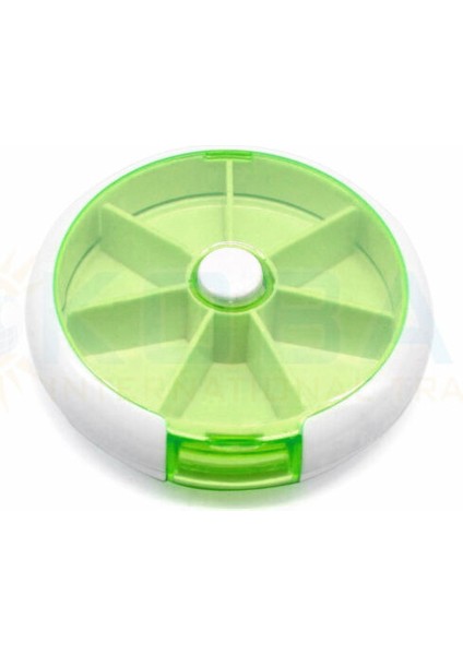 Bir Hafta Boyunca Hap Kutusu, Cep Ilaç Deposu, Paketlenmiş Hap Deposu, Küçük Hap Kutusu, Dış Ticaret Depolama Tozu 9*2.5cm (Yurt Dışından)