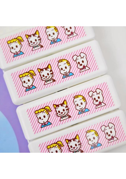 Karikatür Saklama Kutusu Harada Hap Kutusu Sevimli Girly Kalp Ambalaj Kutusu 7 Bölmeli Hap Kutusu Taşınabilir Bağımsız Katlanabilir Gri 1 Parça 10.2*7.2*2.5cm (Yurt Dışından)