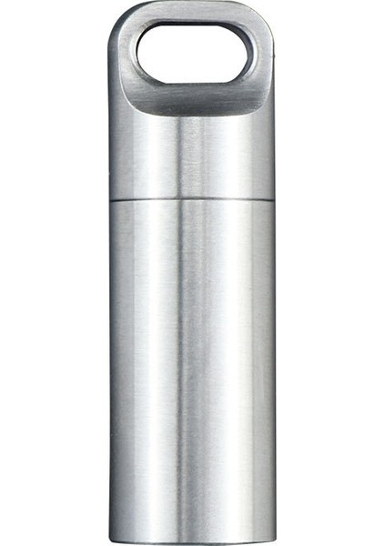 Paslanmaz Çelik Metal Mini Ilaç Kutusu Taşınabilir Ilaç Şişesi Nem Geçirmez Mühürlü Su Geçirmez Depo Seyahat Yeniden Paketleme Küçük Ilaç Şişesi P1 Tek Katmanlı Orta Boy (Yurt Dışından) indirimleri