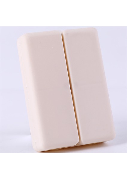 Dört Renkli Açılır Kapanır Kapak, Seyahat Ederken Taşıması Kolay, Küçük Manyetik Katlanır 7 Bölmeli Hap Kutusu, Turuncu 10*7*2,5cm (Yurt Dışından)