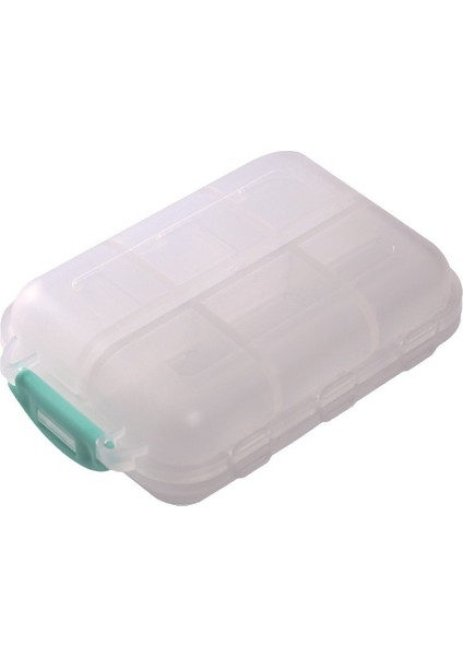 Tabletler ve Haplar Için Taşınabilir Katlanır Üç Katmanlı 12 Bölmeli Küçük Hap Kutusu, Taşınabilir Plastik Saklama Kutusu Gri (Yurt Dışından)