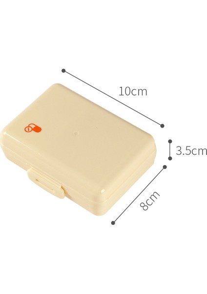 Basit Açılır Kapanır Bölünmüş Hap Kutusu, Büyük Kapasiteli Tablet Ambalaj Kutusu, Taşınabilir Evde Taşınan Ilaç Saklama Kutusu, Yeşil (Yurt Dışından)