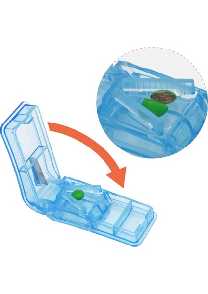 Artefakt 4 Noktalı Ilaç Kesme Cihazı 1/2 2 Noktalı Ilaç Dilimleme Hapları Taşınabilir Alt Paket Ev Tipi Bir Haftalık Küçük Ilaç Kutusu Yükseltilmiş Ilaç Kesici [ilaçları Düzeltebilir] (Yurt Dışından) fırsatları