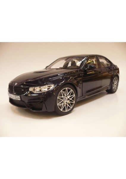 Bmw M3 F80 Competıtıon Blau Metallıc 1:18 Ölçekli Model Araba