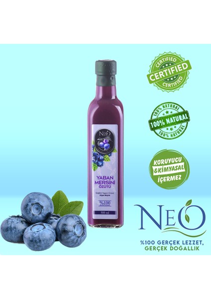 Neo Yaşam Yaban Mersini Özü 500ML