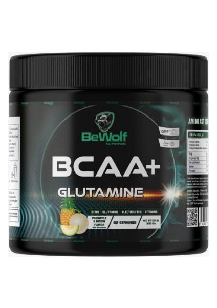 Bcaa + Glutamine 620 Gram 62 Porsiyon Ananas-Kavun Aromalı