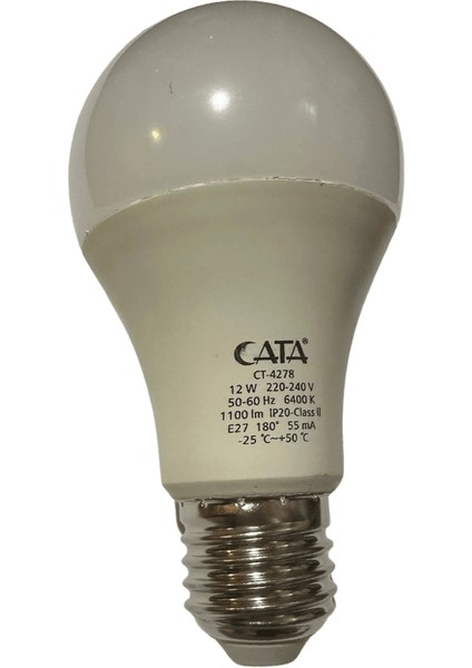 CT-4278 12W 6400K (Beyaz Işık) Dimlenebilir E27 Duylu LED Ampul fırsatları