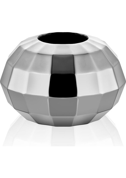 Dekoratif Vazo Gümüş 30X30X20 cm