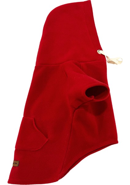 Ant Red -Kanguru Cepli Kedi-Köpek Polar Hoodie Sweatshirt