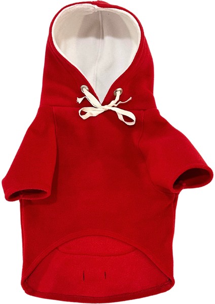 Ant Red -Kanguru Cepli Kedi-Köpek Polar Hoodie Sweatshirt fiyatları