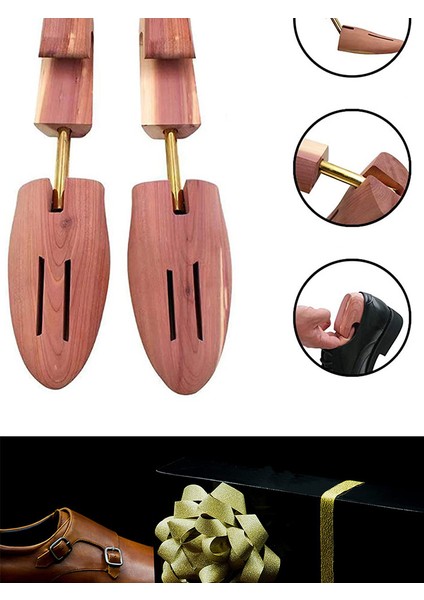Yeaın Ahşap Ayakkabı Ağacı Ayakkabı Shaper (Yurt Dışından)