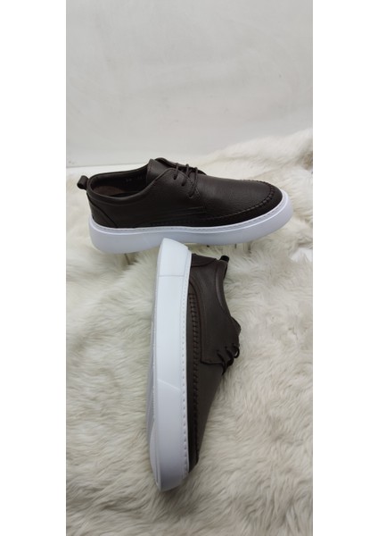 Çiğdem Kahve Gerçek Deri Kalın Taban Erkek Ayakkabı GSO1217 Kahverengi 43 ST02652 13472 indirimleri