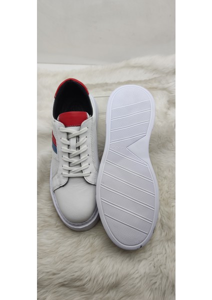 Çiğdem Beyaz Gerçek Deri Kalın Taban Erkek Ayakkabı Gso 1215 Beyaz 43 ST02651 13465