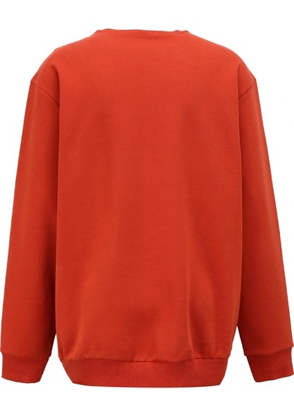 Nature And Back Crew Erkek Turuncu Outdoor Sweatshirt CS0329-636 fiyatları