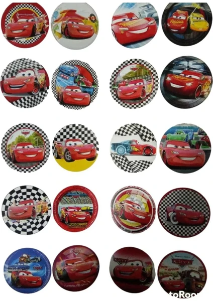 Boyama Kitabı Stickerlı Cars Arabalar Model