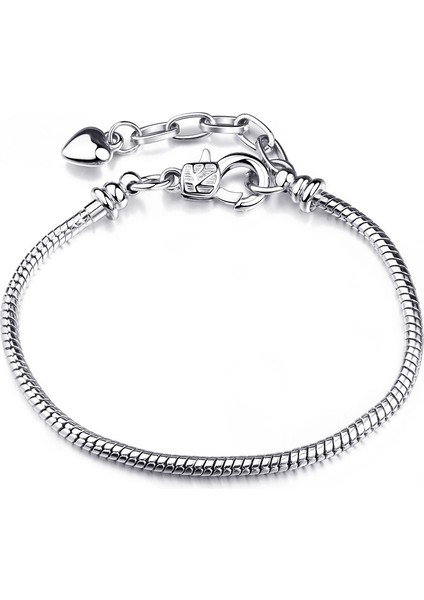 11 Yeni Orijinal Charm Bilezik Gül Altın Gümüş Renk Alaşım Yılan Zincir Temel Bilezikler Moda Kadınlar Için Boncuk Dıy Takı Dropship (Yurt Dışından) modelleri