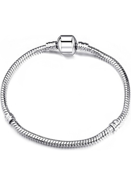 11 Yeni Orijinal Charm Bilezik Gül Altın Gümüş Renk Alaşım Yılan Zincir Temel Bilezikler Moda Kadınlar Için Boncuk Dıy Takı Dropship (Yurt Dışından) indirimleri