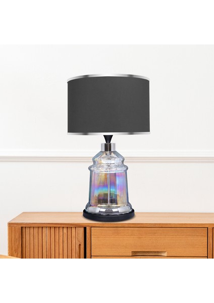 Royce Black Glossy Shine Cam Abajur fiyatları