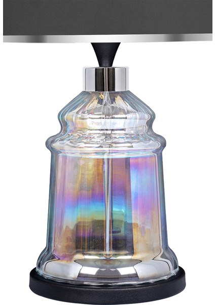 Royce Black Glossy Shine Cam Abajur modelleri