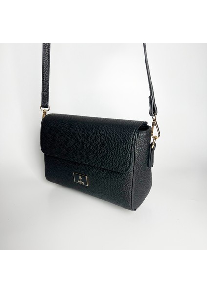 Arkabi - Siyah Deri Kadın Omuz ve Çapraz Çanta fiyatları