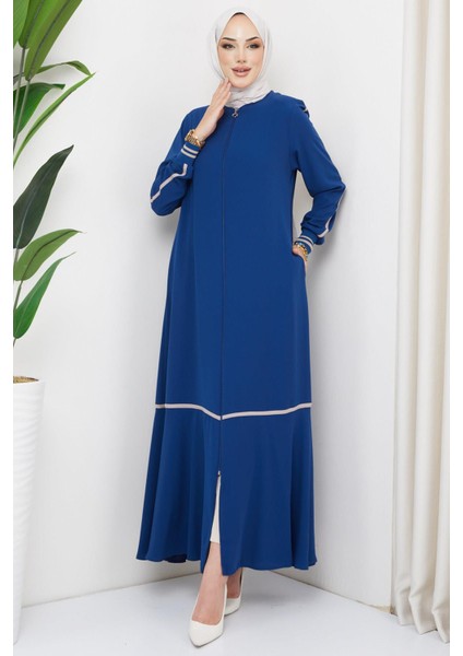 Çizgi Detaylı indigo Ferace HM2035