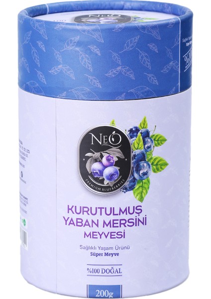 Neo Yaşam Kurutulmuş Yaban Mersini Meyvesi