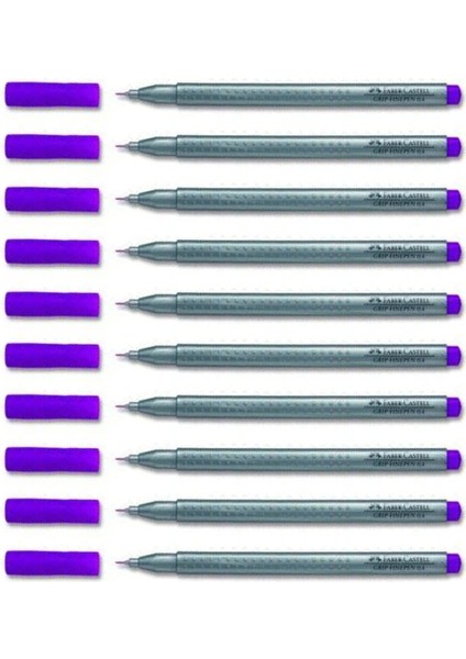 Grip Fineliner 0.4 Uç Keçeli Kalem Açık Mor 10 Adet