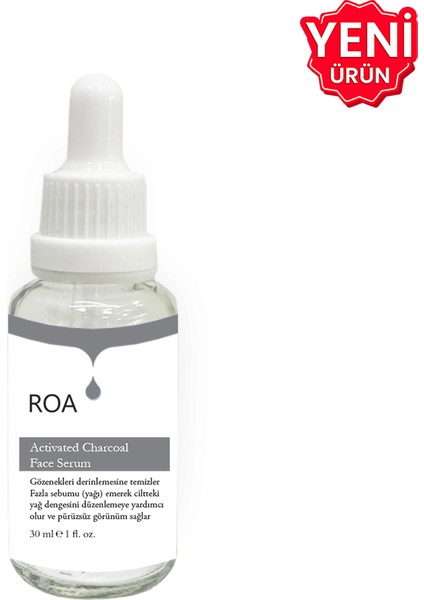 Activated Charcoal Face Serum 30 ml