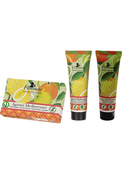 Mozaik Akdeniz Turunçgilleri 3lü Set