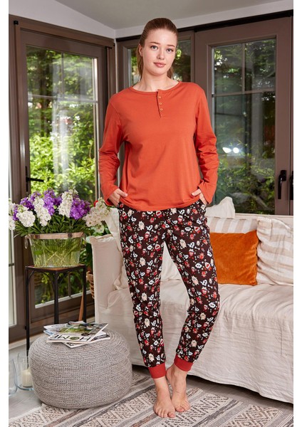 Pijama Takımı Kiremit Zk24-104125