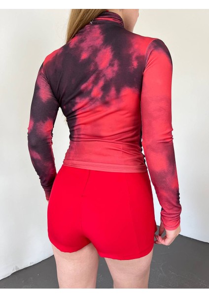 Batik Desenli Uzun Kollu Batik Desenli Bluz fırsatları