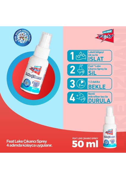 Leke Çıkarıcı Sprey - 2 x 50 ml