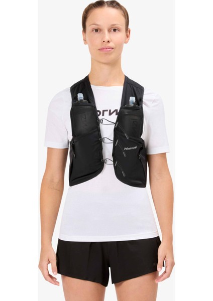 Race Vest 5L w2 Flasks Unisex Siyah Suluklu N1ARV01-001