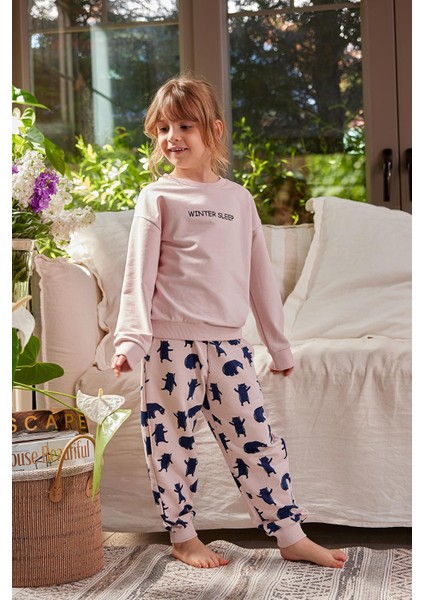 Pijama Takımı Pembe ZK24-116240