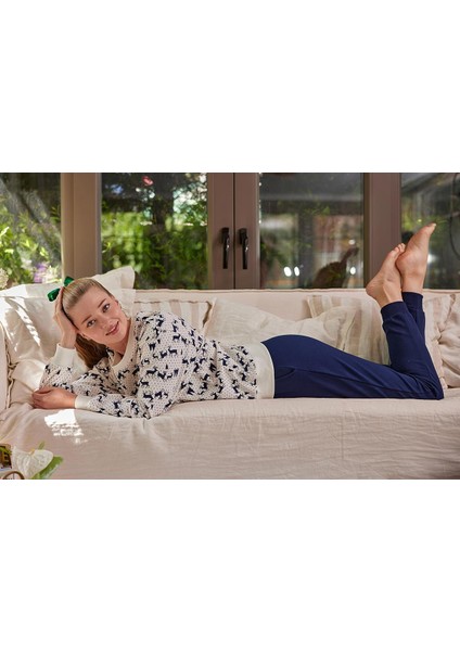 Pijama Takımı Lacivert Zk24-126163 fiyatları