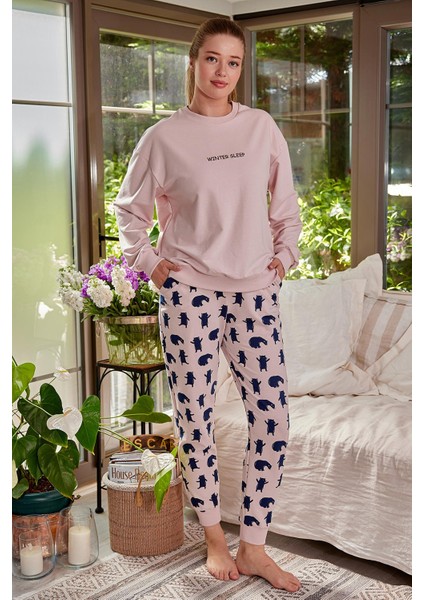 Pijama Takımı Pembe ZK24-116140